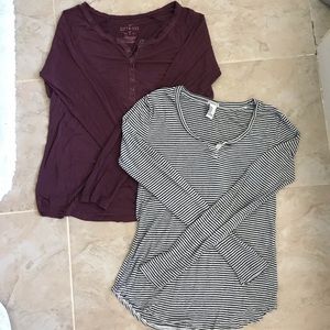 Henley Long Sleeve Shirt Bundles